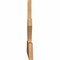 Ekena Millwork Saratoga Timber Gable Bracket, Western Red Cedar, 108"W x 22"H x 1 1/2"D x 5 1/2"F, 5/12 Pitch GBW108X22X0206SAR00SWR - alternate 2